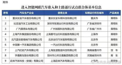 四部門開展智能網聯(lián)汽車準入和上路通行試點,9家聯(lián)合體入圍